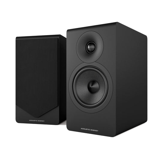 Acoustic Energy AE300 MKII Standmount Speakers Pair Matte Black