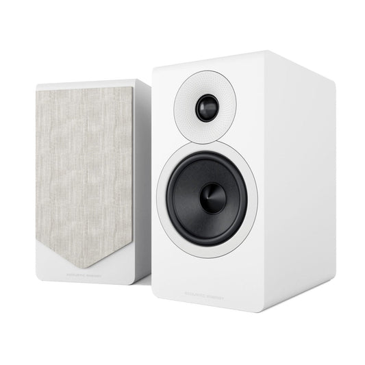 Acoustic Energy AE300 MKII Standmount Speakers Pair Matte White