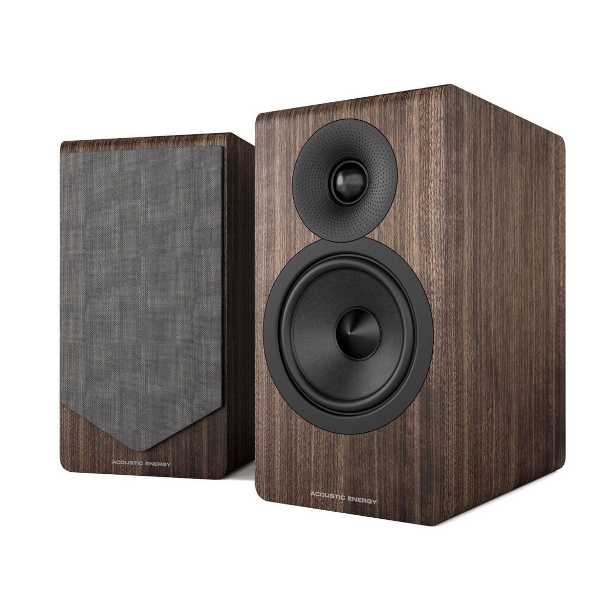 Acoustic Energy AE300 MKII Standmount Speakers Pair Walnut Veneer