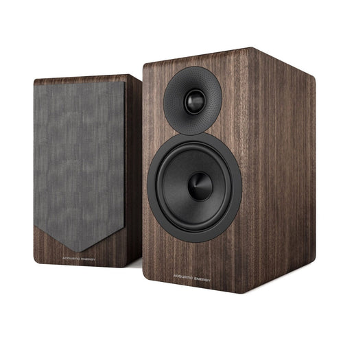Acoustic Energy AE300 MKII Standmount Speakers Pair Walnut Veneer