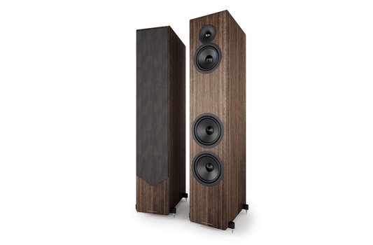 Acoustic Energy AE320 MK2 Floorstanding Speakers Pair Walnut Veneer
