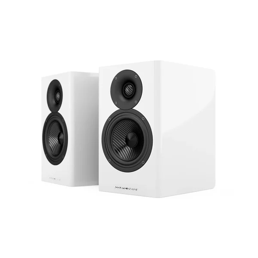 Acoustic Energy AE500 Standmount Speakers (Pair) Piano Gloss White