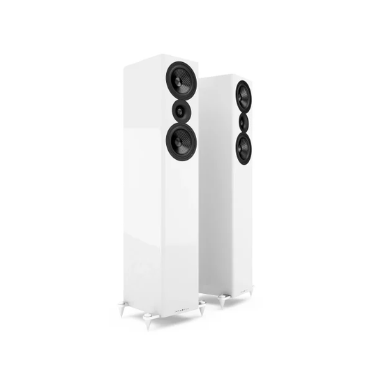 Acoustic Energy AE509 Floorstanding Speakers Pair Piano Gloss White