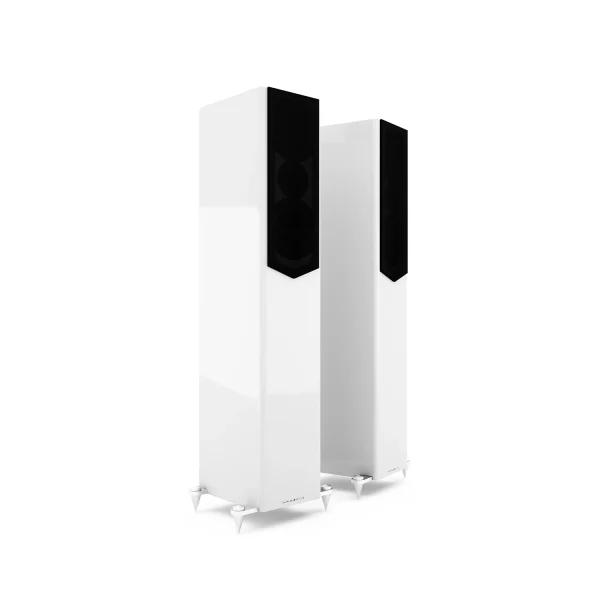 Acoustic Energy AE509 Floorstanding Speakers Pair Piano Gloss White