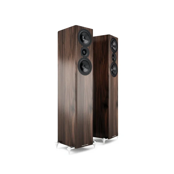 Acoustic Energy AE509 Floorstanding Speakers Pair Walnut Wood Veneer