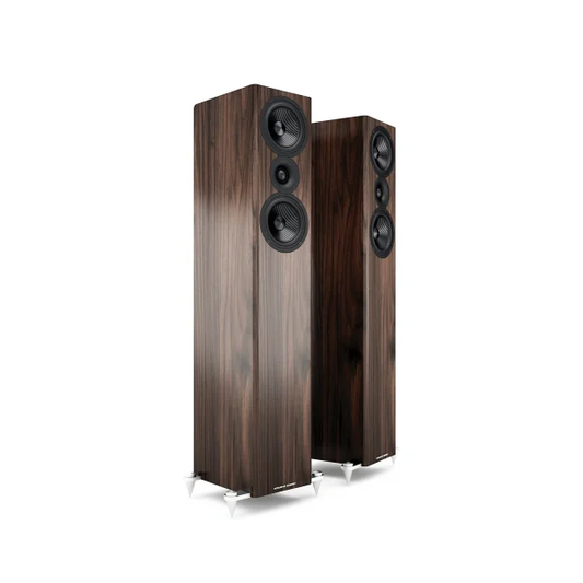 Acoustic Energy AE509 Floorstanding Speakers Pair Walnut Wood Veneer