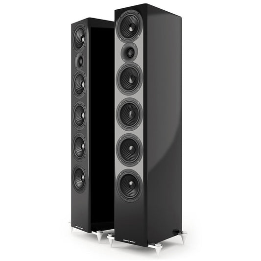 Acoustic Energy AE520 Floorstanding Speakers Pair Piano Gloss Black