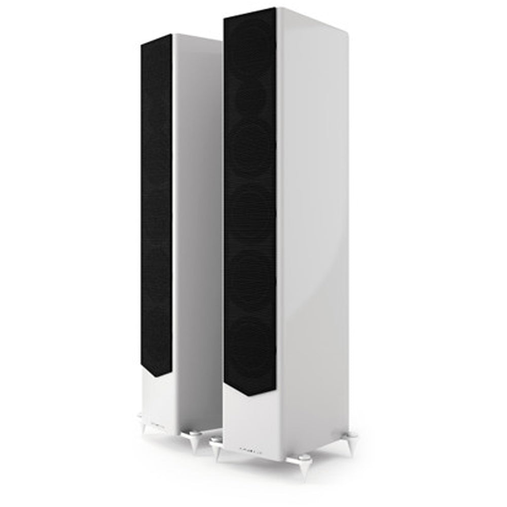 Acoustic Energy AE520 Floorstanding Speakers Pair Piano Gloss White