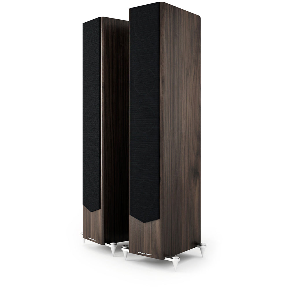 Acoustic Energy AE520 Floorstanding Speakers Pair Walnut Wood Veneer