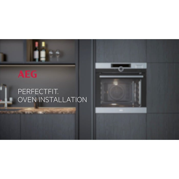 AEG 3000 Series KMX365060M Combi Quick Built In Compact Electric Oven with Microwave in Stainless Steel