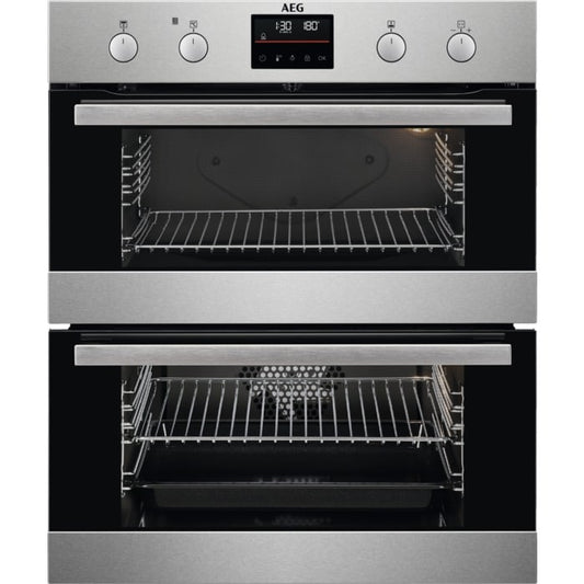 AEG 6000 Series DUB535060M Sround Cook Built Under Electric Double Oven in Stainless Steel