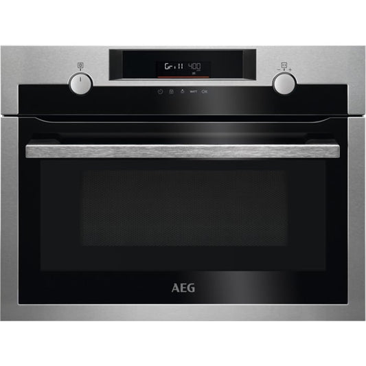 AEG 6000 Series KME525860M Solo Microwave & Grill Compact Built in Microwave Oven Stainless Steel