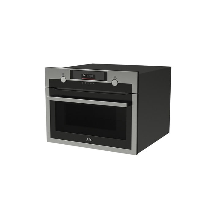 AEG 6000 Series KME525860M Solo Microwave & Grill Compact Built in Microwave Oven Stainless Steel