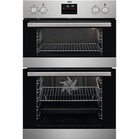 AEG 6000 Serires DCB535060M Surround Cook Electric Built in Double Oven Stainless Steel