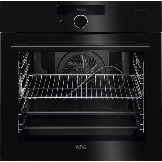 AEG 7000 Series BSK978330B Steam Crisp Electric Single Built in Oven with Command Wheel