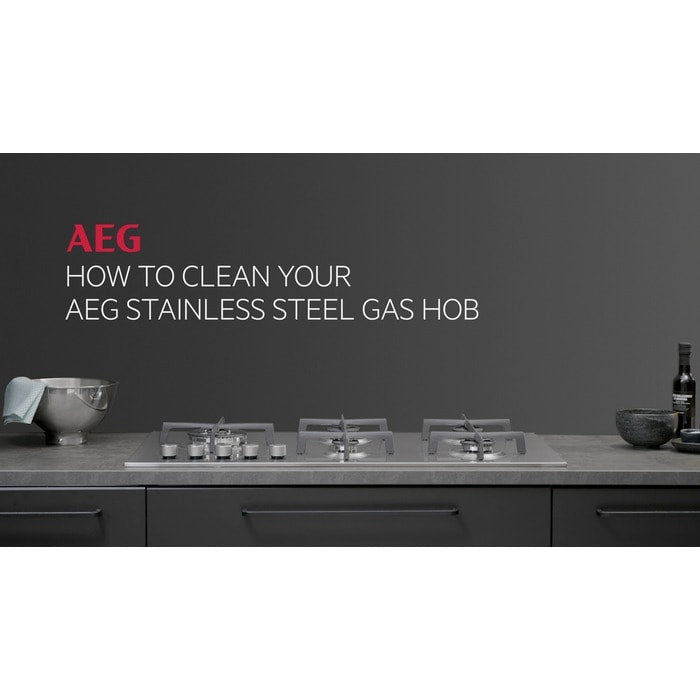AEG CGB6131ACM 60cm Freestanding Gas Cooker with Double Oven in Stainless Steel