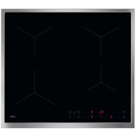 AEG Series 5000 TN64IA00XB 57.6cm 4 Zone Induction Hob Stainless Steel
