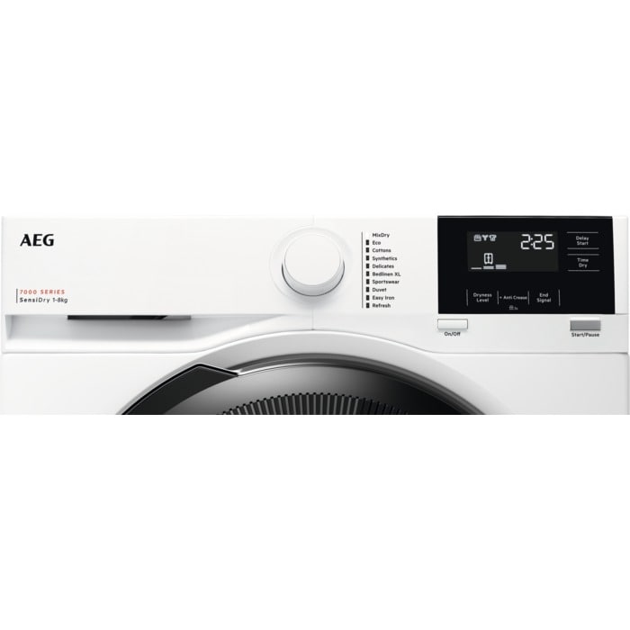 AEG TR718A4B 7000 Series 8kg Heat Pump Tumble Dryer