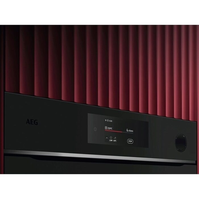 AEG TR7PB731ST Electric Built in Single Oven with Touch Controls Black