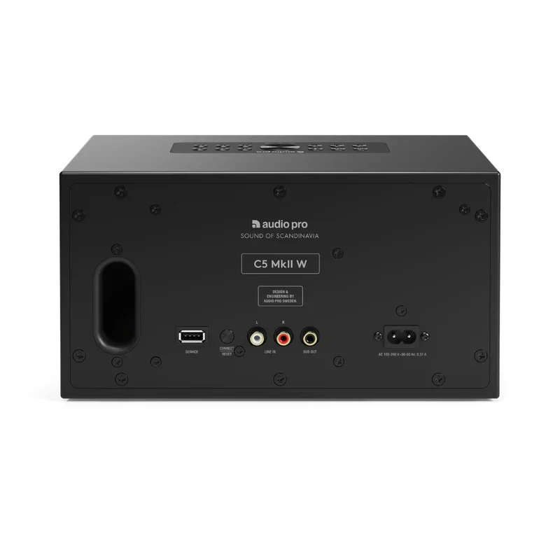 Audio Pro C5 MKII W Compact Wireless Multiroom Speaker Black