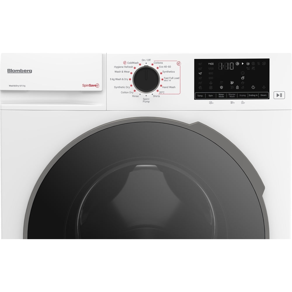 Blomberg LRF854311W 8+5kg 1400 Spin Freestanding Washer Dryer White - CLEARANCE