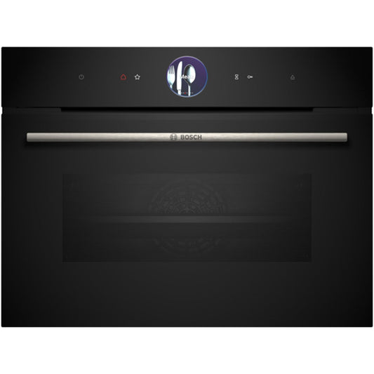 Bosch CSG7361B1 47L Series 8 Built-In Steam Combi Oven Black - A Rated