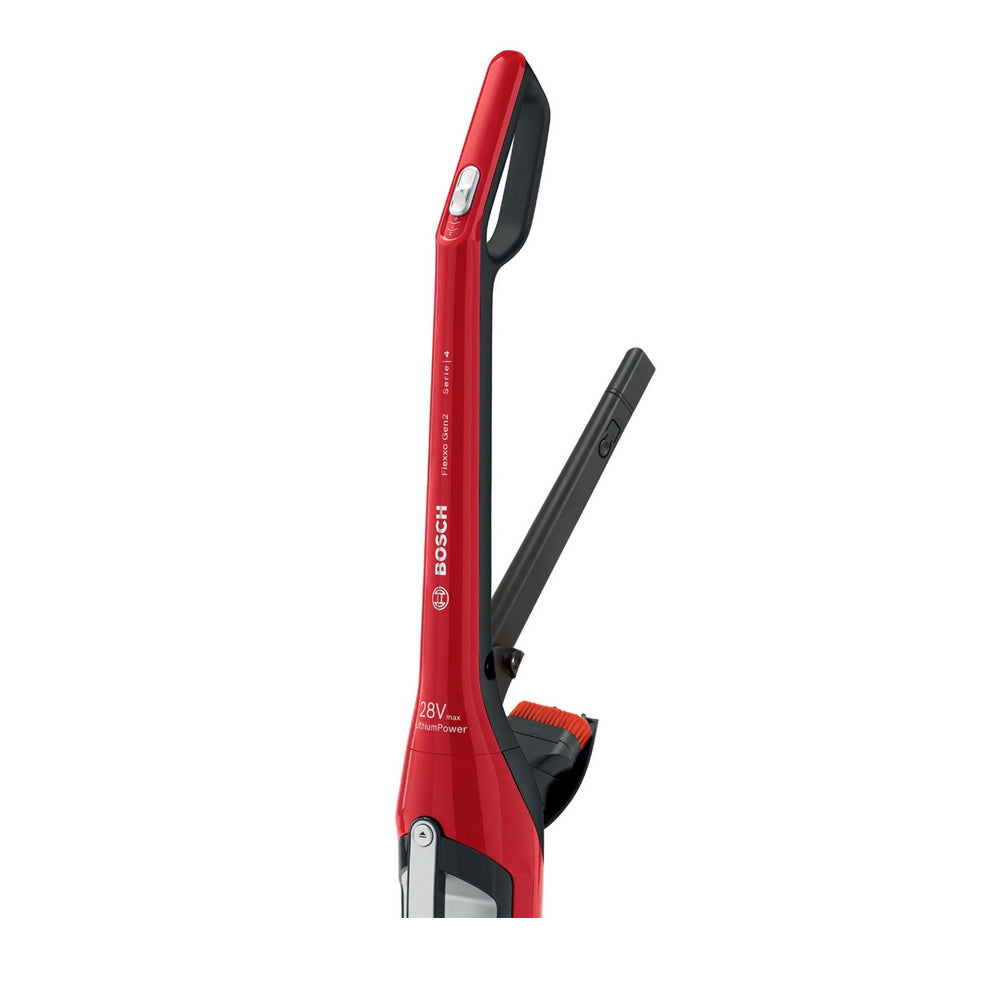 Bosch Flexxo Gen2 Series 4 ProAnimal 2 in 1 BBH3ZOOGB Cordless Vacuum Cleaner up to 55 Minutes Run Time - Red