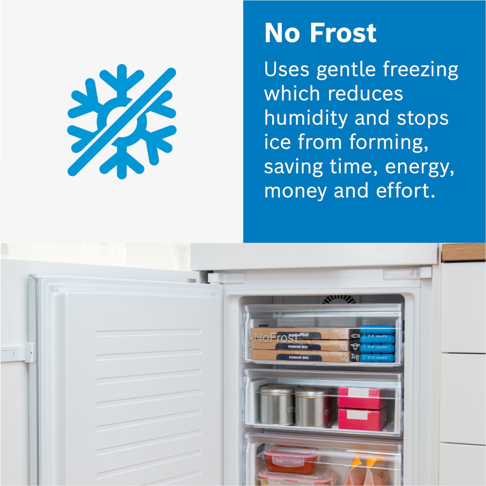 Bosch KFD96APEA Series 6 Plumbed Frost Free American Fridge Freezer Stainless Steel - E Rated