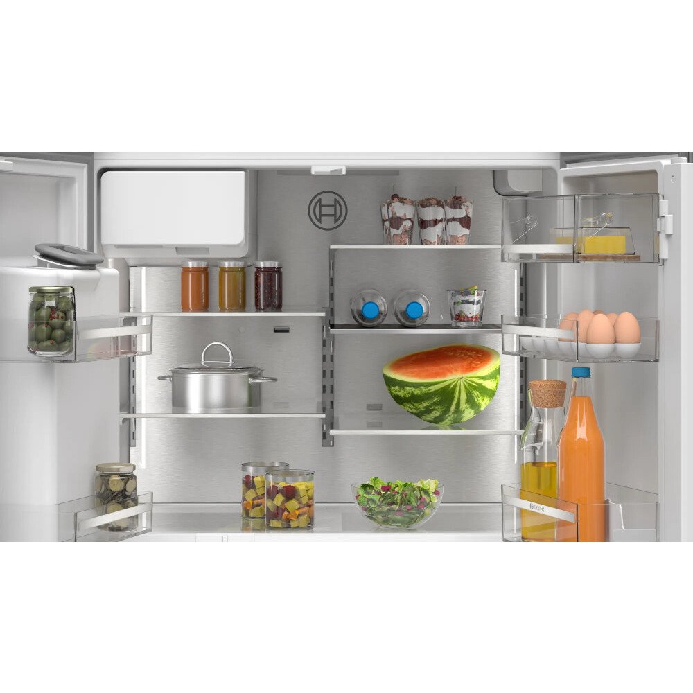Bosch KFD96APEA Series 6 Plumbed Frost Free American Fridge Freezer Stainless Steel - E Rated