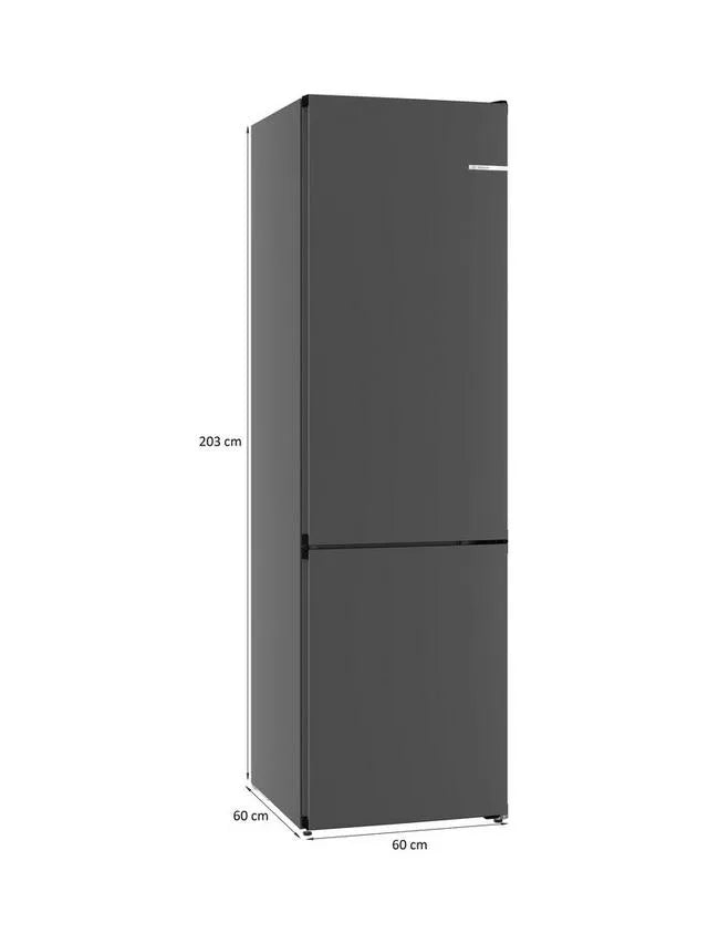 Bosch KGN39OCAFG Series 4 Freestanding Frost Free 70-30 Fridge Freezer Anthracite Steel - A Rated