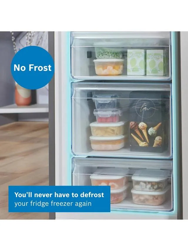 Bosch KGN39OCAFG Series 4 Freestanding Frost Free 70-30 Fridge Freezer Anthracite Steel - A Rated