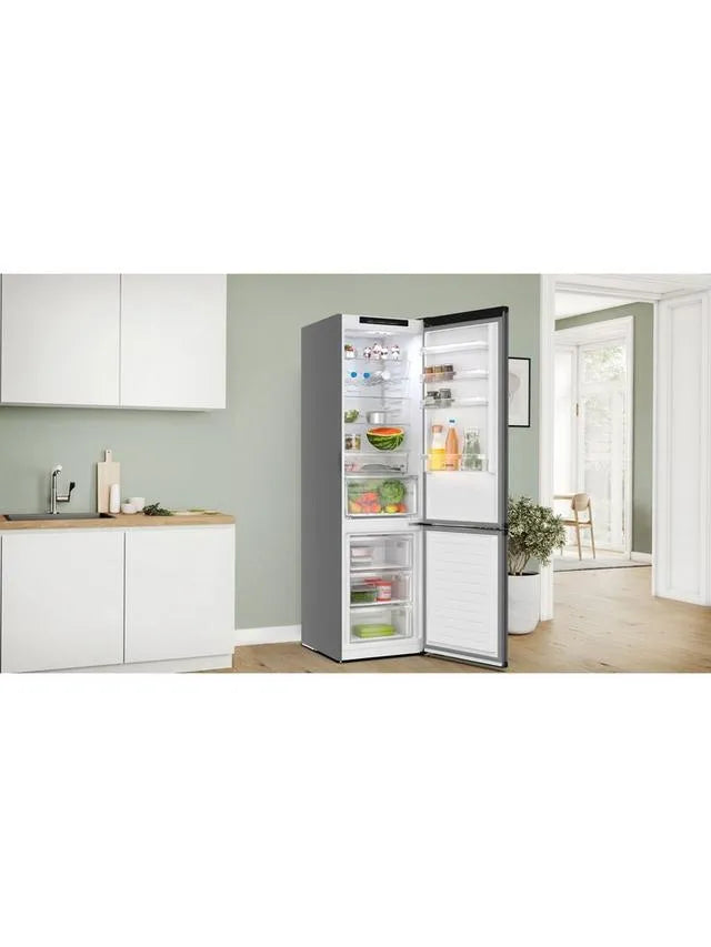 Bosch KGN39OCAFG Series 4 Freestanding Frost Free 70-30 Fridge Freezer Anthracite Steel - A Rated