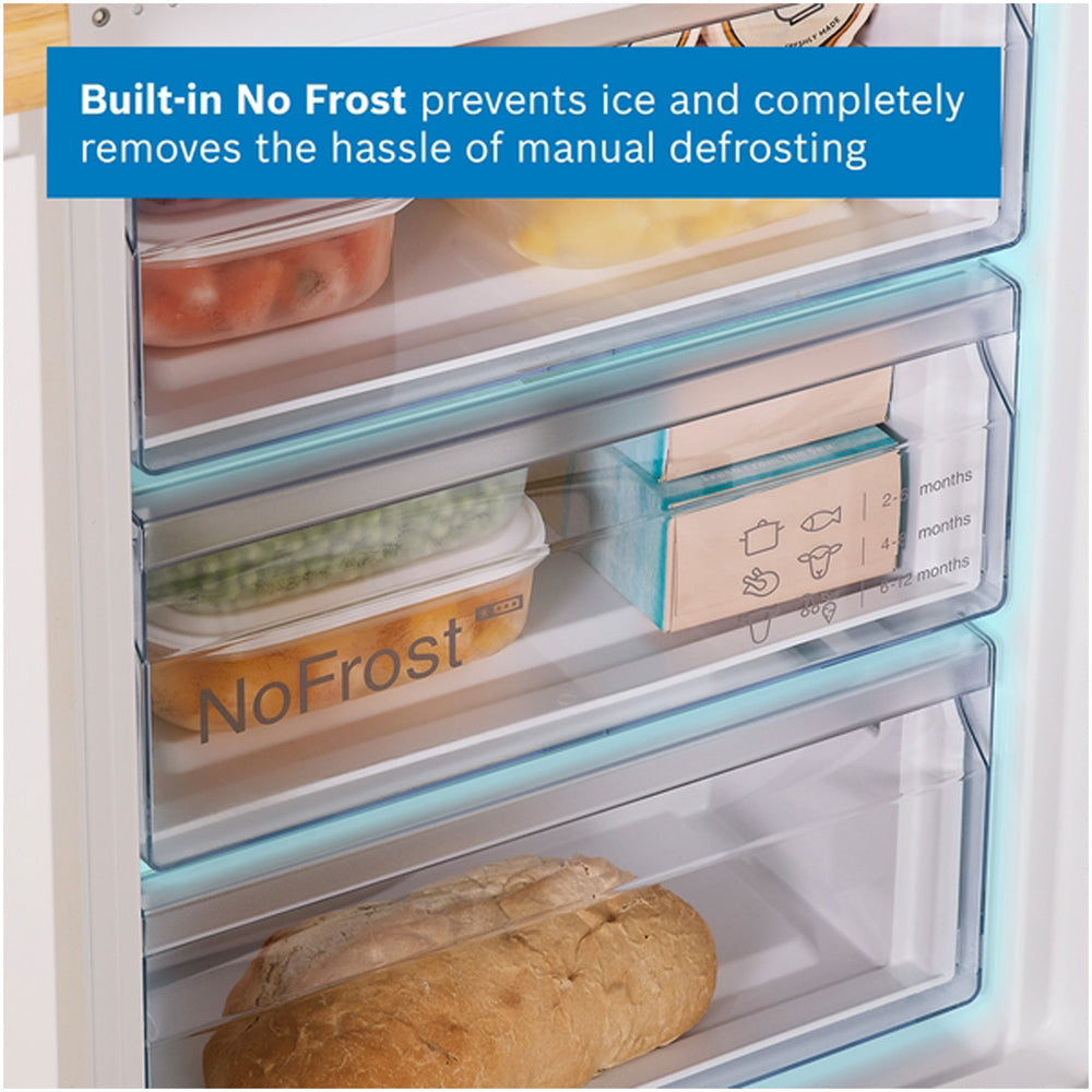 Bosch KIN96NSE0G Series 2 Fully Integrated 60-40 Fridge Freezer Frost Free - E Rated