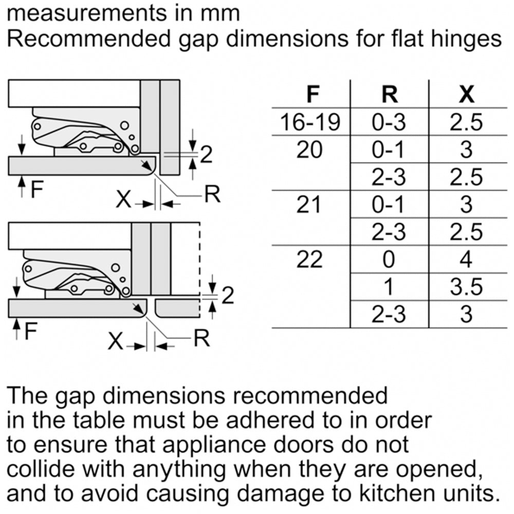 Bosch KIR81ADD0G Series 6 Fully Integrated Larder Fridge White - D Rated