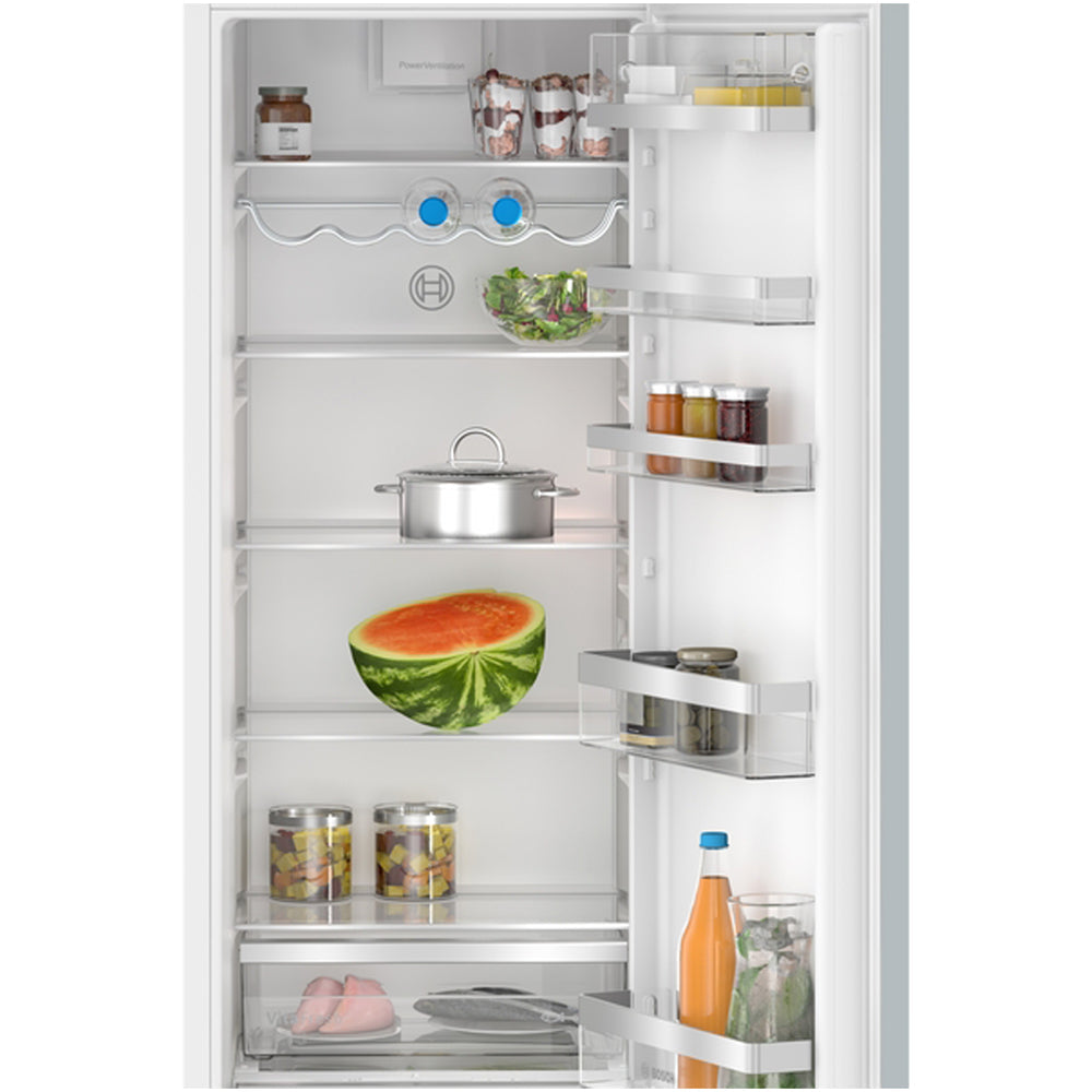 Bosch KIR81ADD0G Series 6 Fully Integrated Larder Fridge White - D Rated