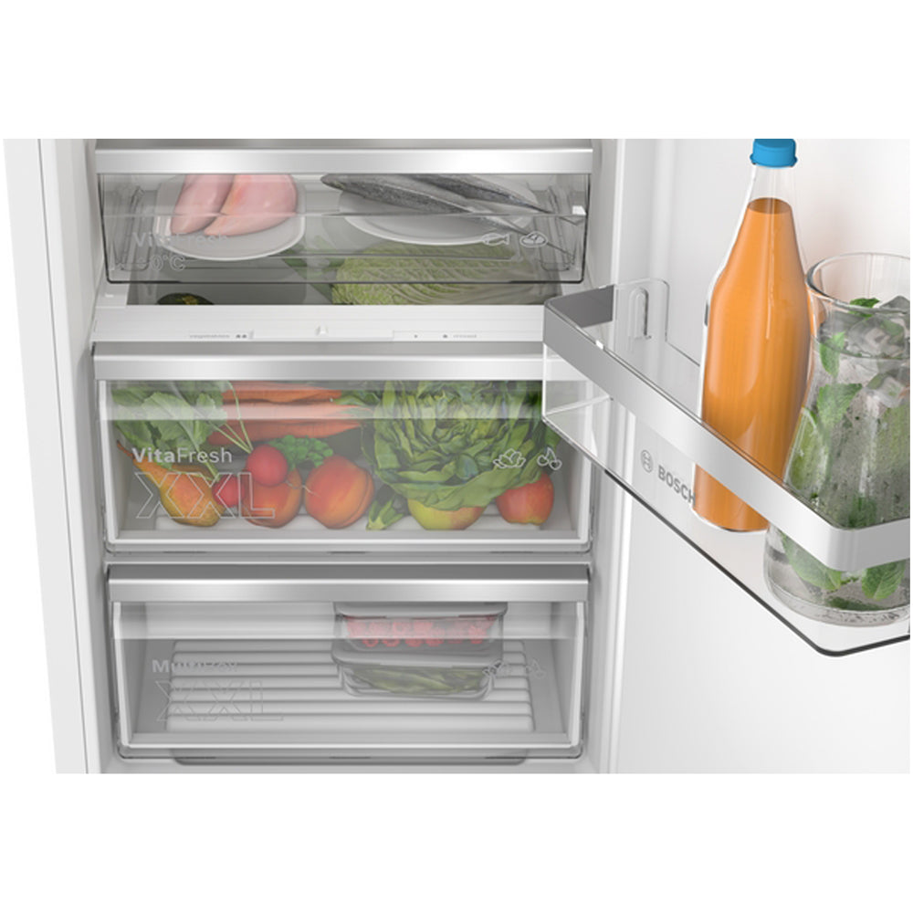 Bosch KIR81ADD0G Series 6 Fully Integrated Larder Fridge White - D Rated