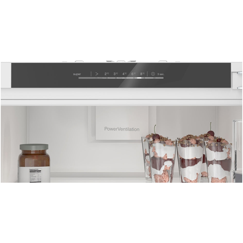 Bosch KIR81ADD0G Series 6 Fully Integrated Larder Fridge White - D Rated