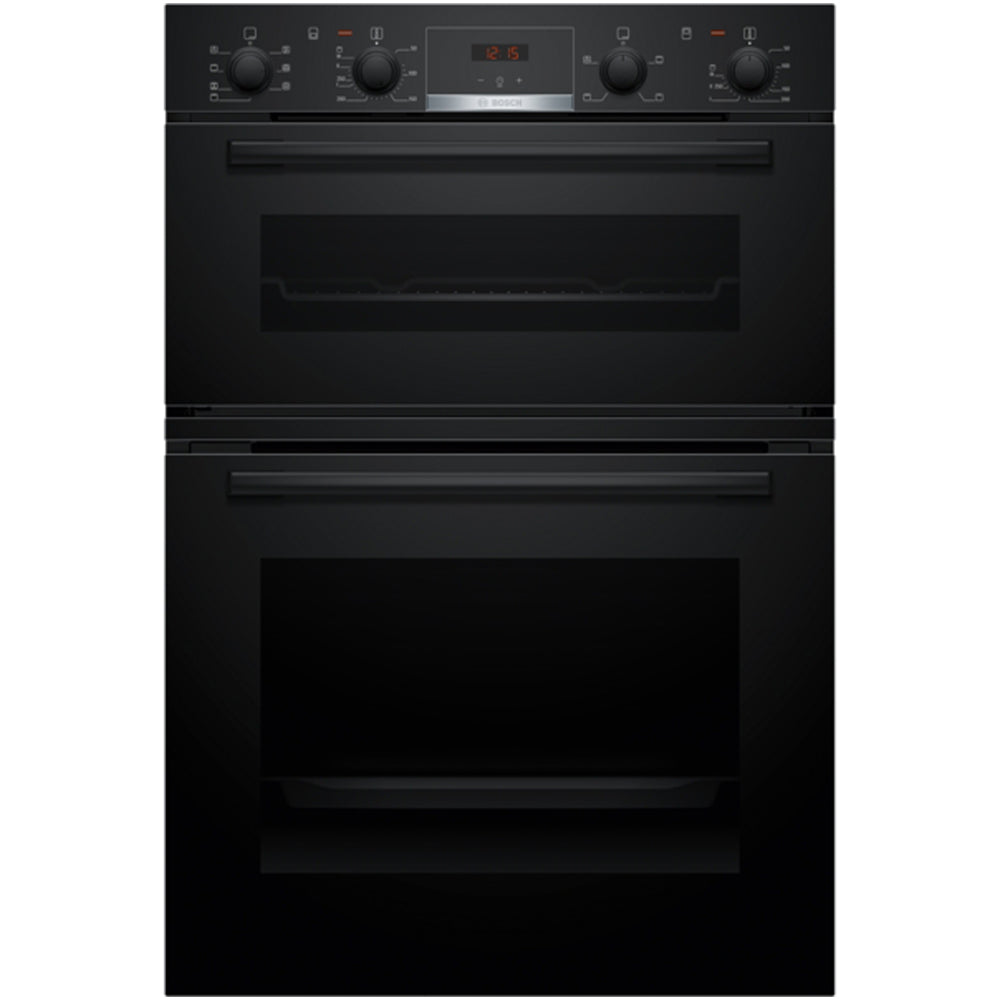 Bosch MBA533BB3B Series 4 Built-In Electric Double Oven Black - A+B Rated