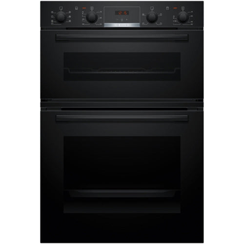 Bosch MBA533BB3B Series 4 Built-In Electric Double Oven Black - A+B Rated