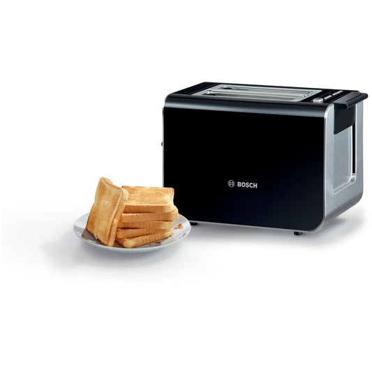 Bosch Styline TAT8613NGB 2 Slice Toaster Black
