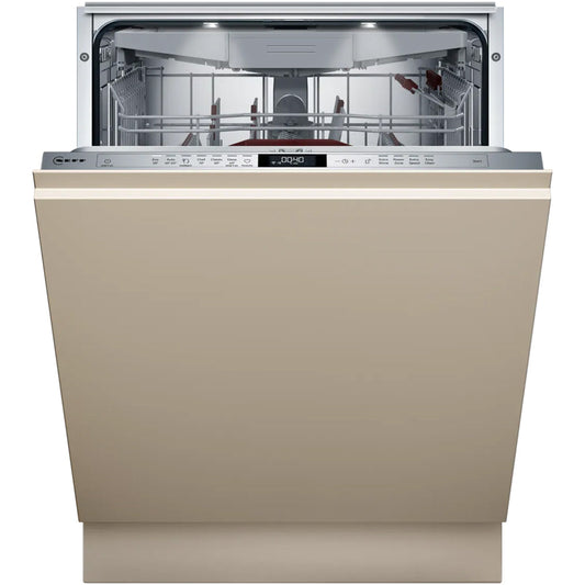 Neff S197YCX05G N70 Fully Integrated Full Size Zeolith Smart Dishwasher with 14 Place Settings