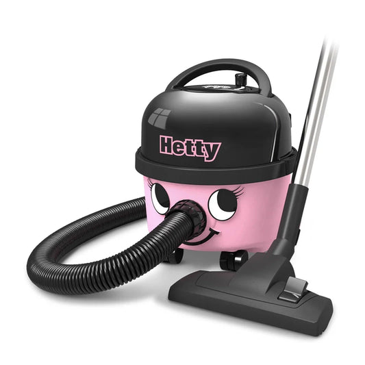 Numatic Hetty HET160-11 Cylinder Bagged Vacuum Cleaner Pink 902289
