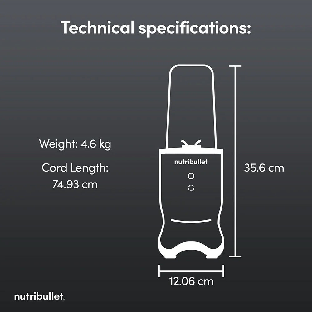 Nutribullet Ultra 1200 McLaren F1 Team Edition Portable Blender 2776 - Grey