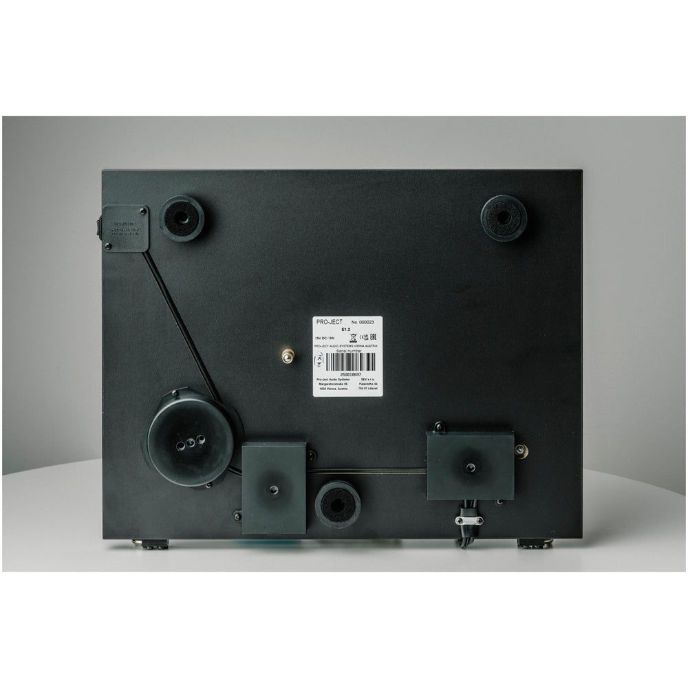 Pro-Ject E1.2 Plug and Play Entry Level Audiophile Grade Manual Turntable Black