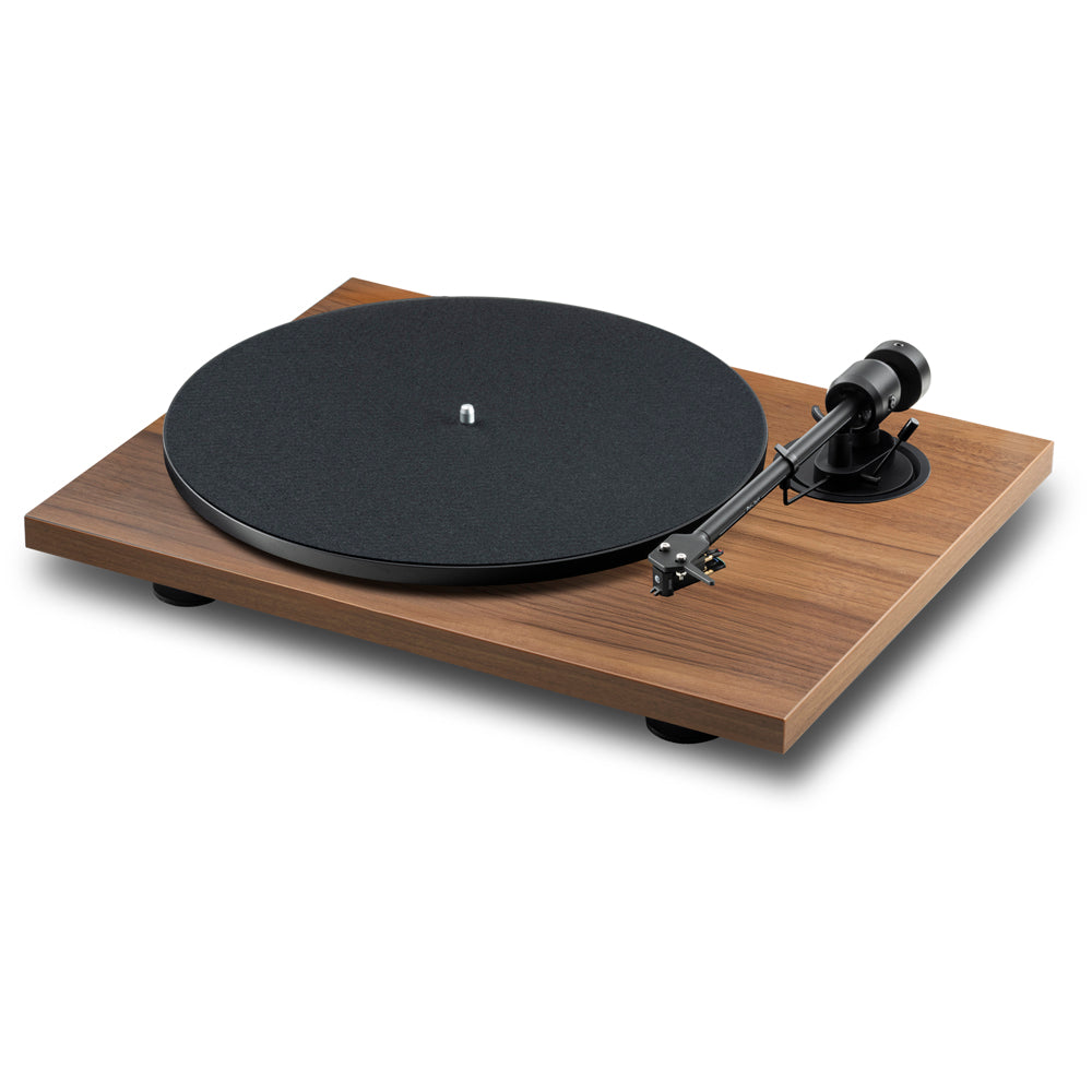 Pro-Ject E1.2 Plug and Play Entry Level Audiophile Grade Manual Turntable Walnut