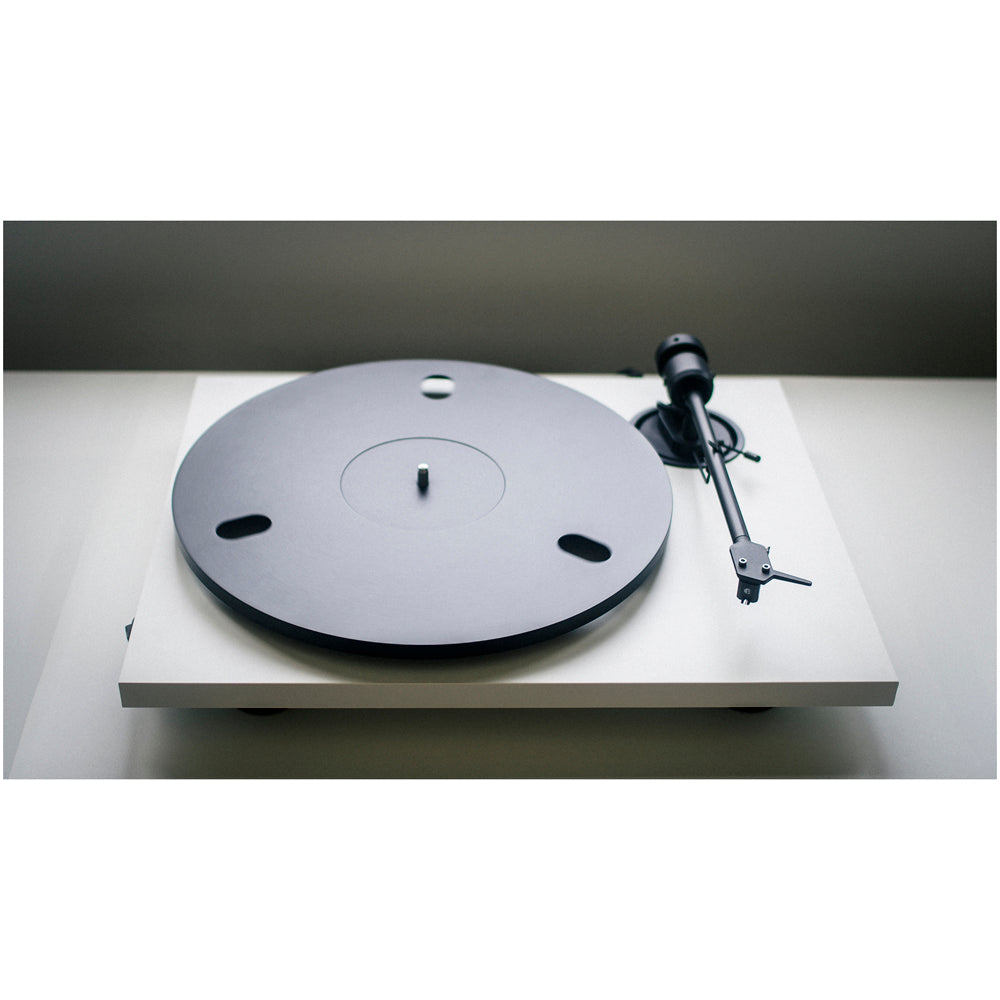 Pro-Ject E1.2 Plug and Play Entry Level Audiophile Grade Manual Turntable White