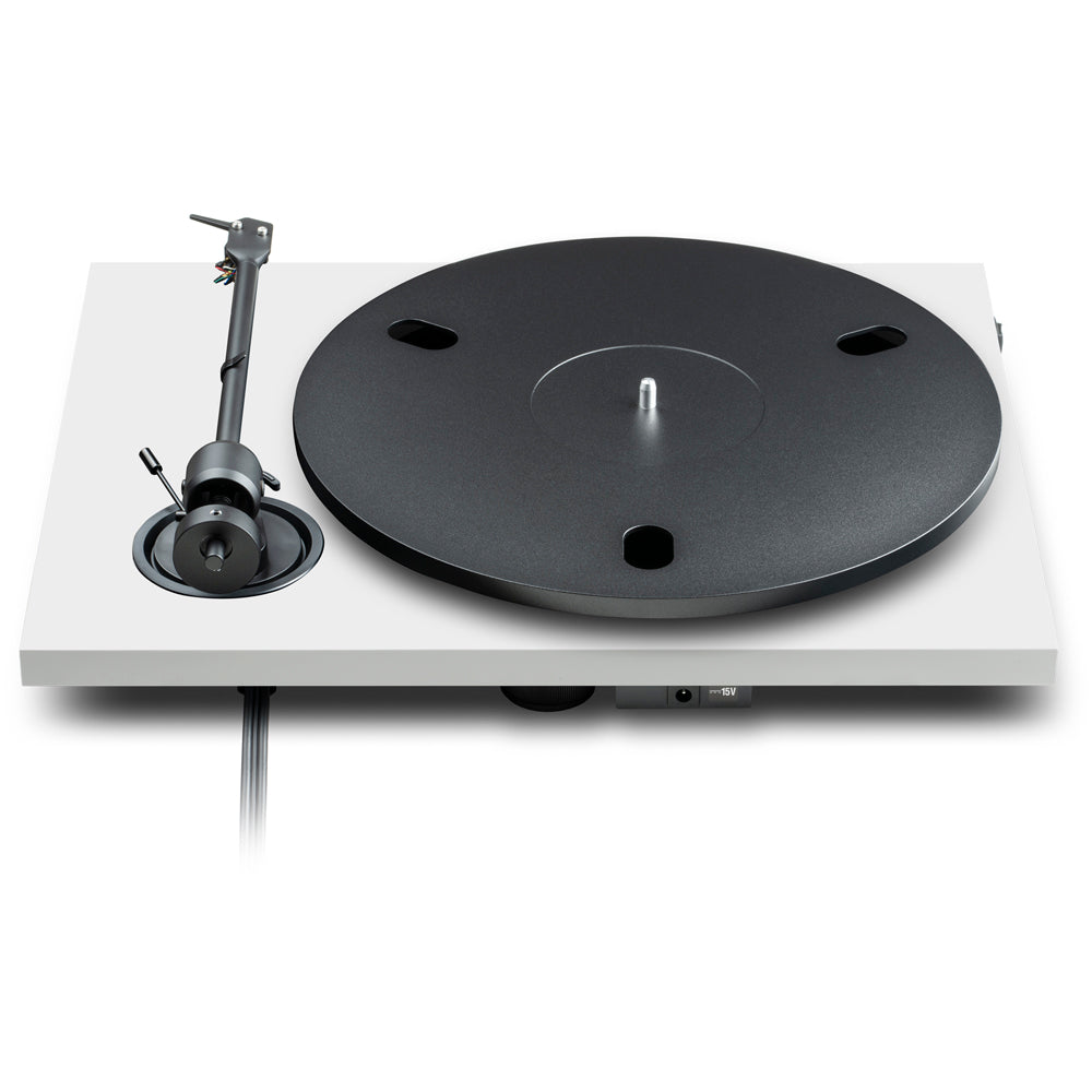 Pro-Ject E1.2 Plug and Play Entry Level Audiophile Grade Manual Turntable White