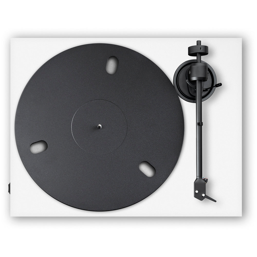 Pro-Ject E1.2 Plug and Play Entry Level Audiophile Grade Manual Turntable White