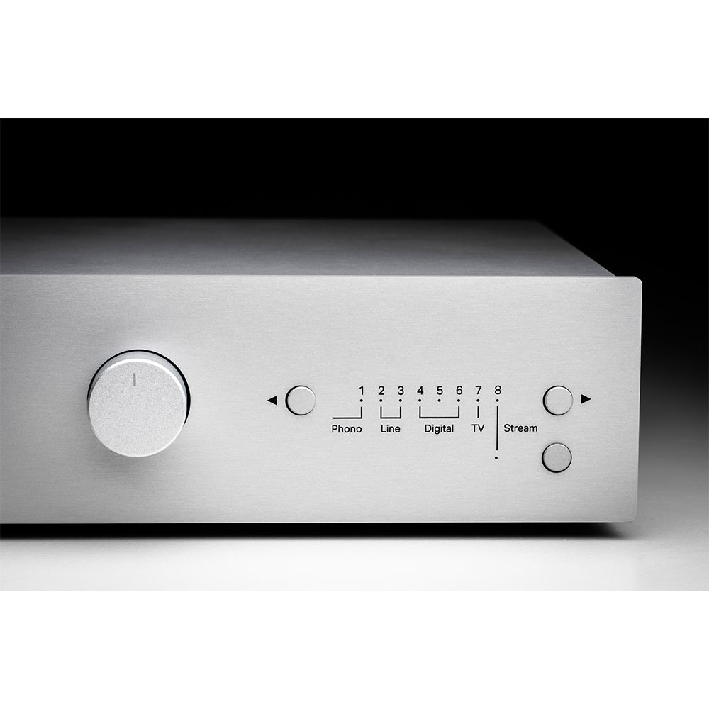 Pro-Ject Uni Box S3 Integrated Streaming Amplifier with Bluetooth and Built In Phono Stage Silver