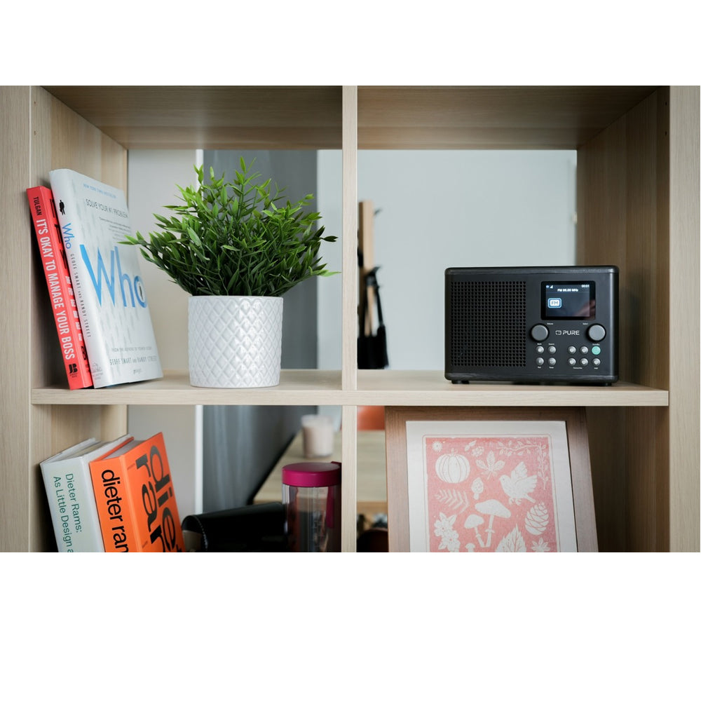 Pure Classic H4i Compact DAB+ FM Internet Radio with Bluetooth - Black